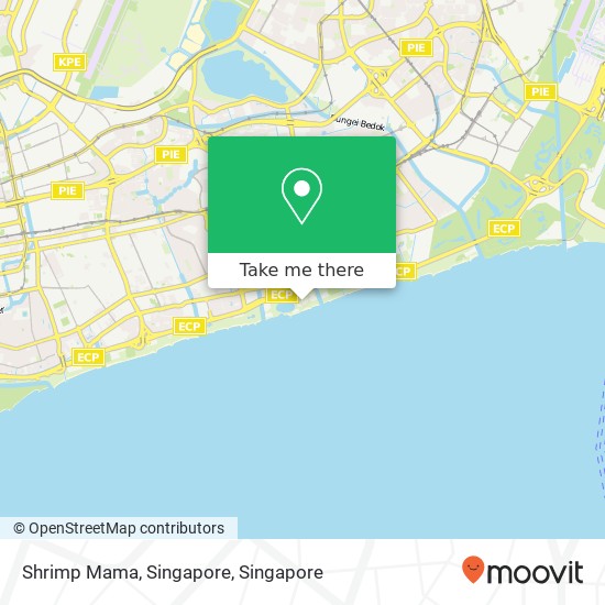 Shrimp Mama, Singapore map