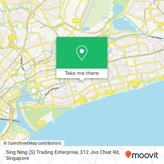 Sing Ning (S) Trading Enterprise, 312 Joo Chiat Rd地图