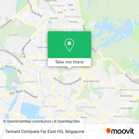 Tennant Company Far East HQ地图