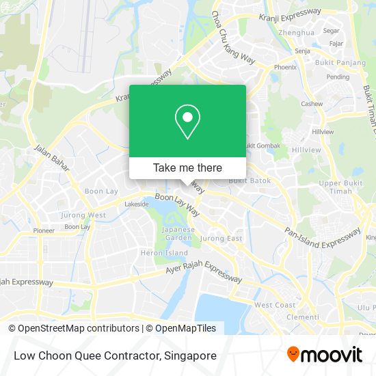 Low Choon Quee Contractor map