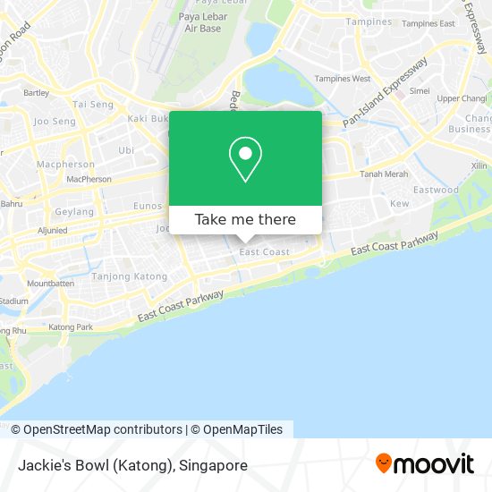 Jackie's Bowl (Katong) map