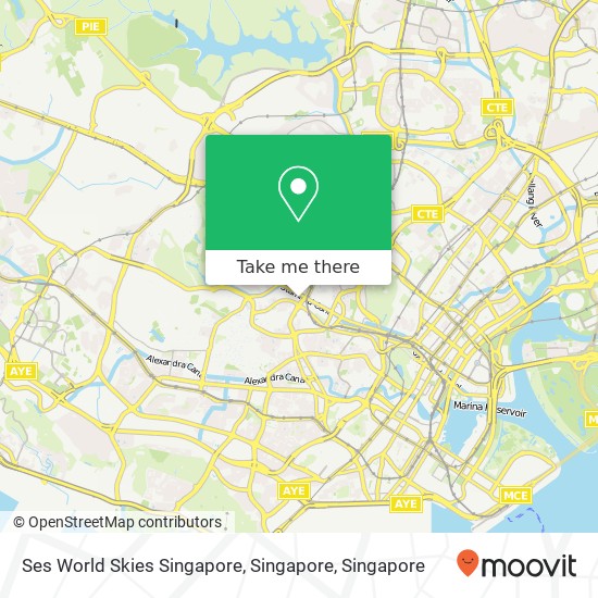 Ses World Skies Singapore, Singapore地图