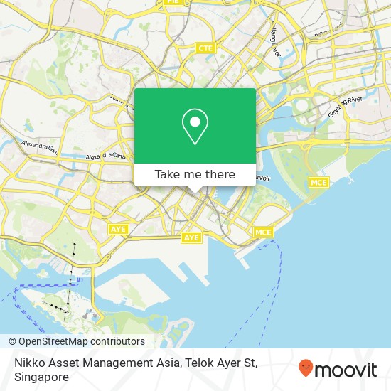 Nikko Asset Management Asia, Telok Ayer St map