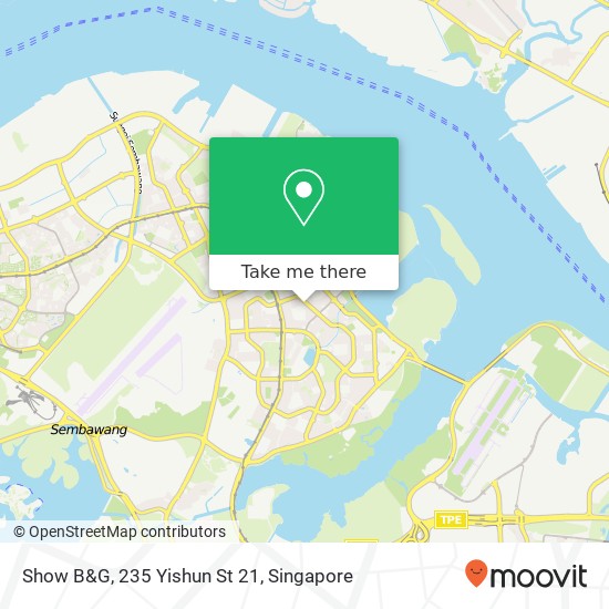 Show B&G, 235 Yishun St 21地图