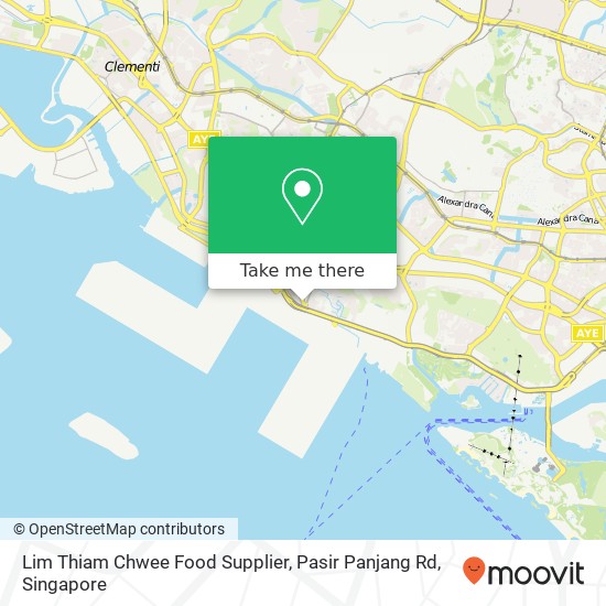 Lim Thiam Chwee Food Supplier, Pasir Panjang Rd地图