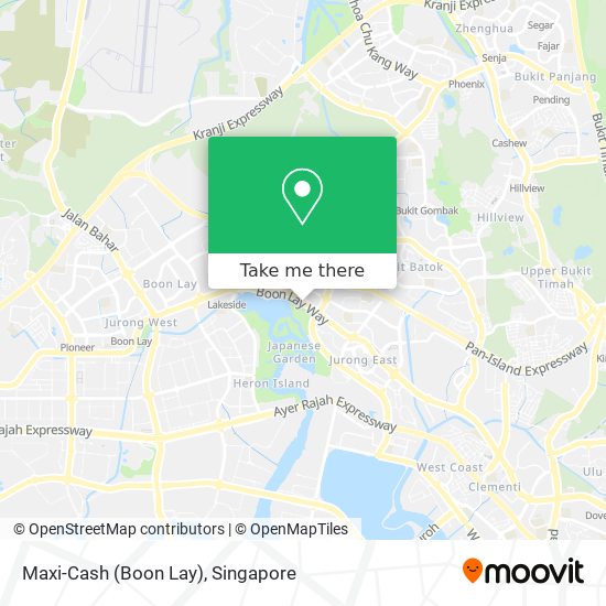 Maxi-Cash (Boon Lay) map