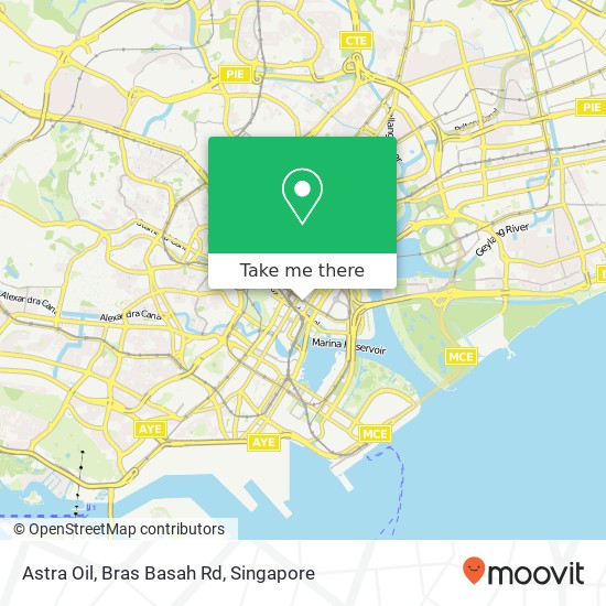 Astra Oil, Bras Basah Rd map