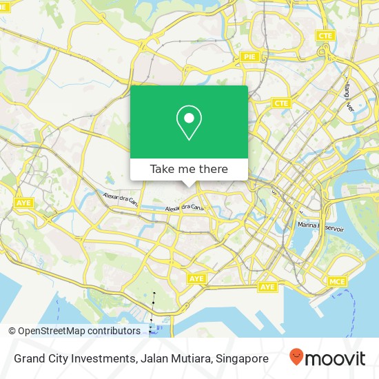 Grand City Investments, Jalan Mutiara地图