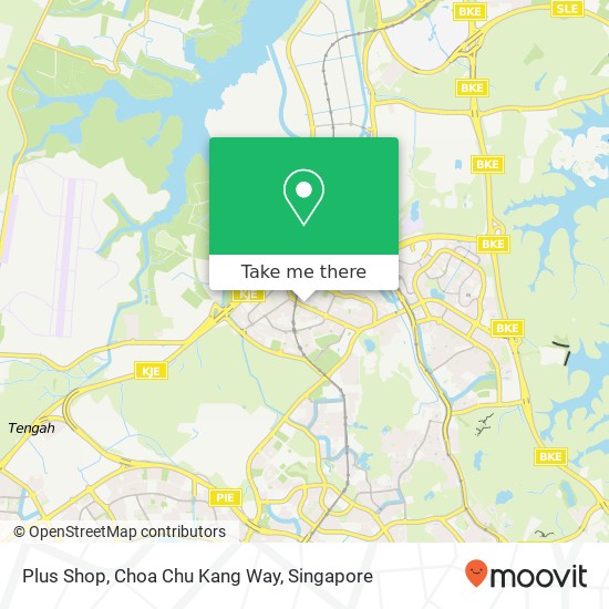 Plus Shop, Choa Chu Kang Way map