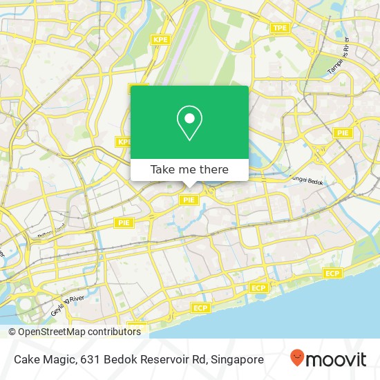 Cake Magic, 631 Bedok Reservoir Rd map