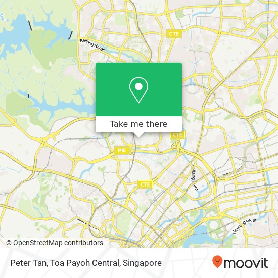 Peter Tan, Toa Payoh Central map