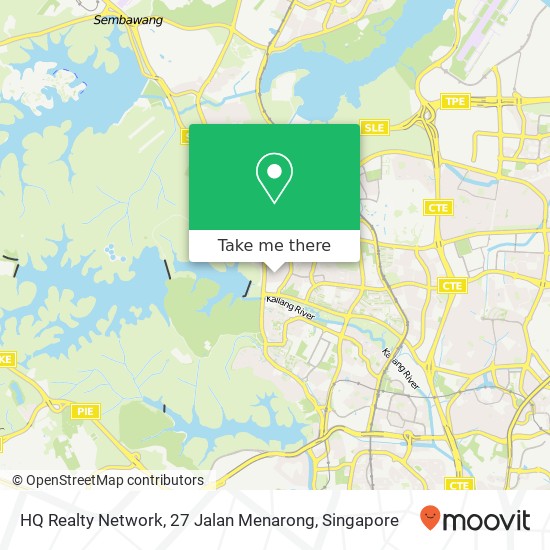 HQ Realty Network, 27 Jalan Menarong地图