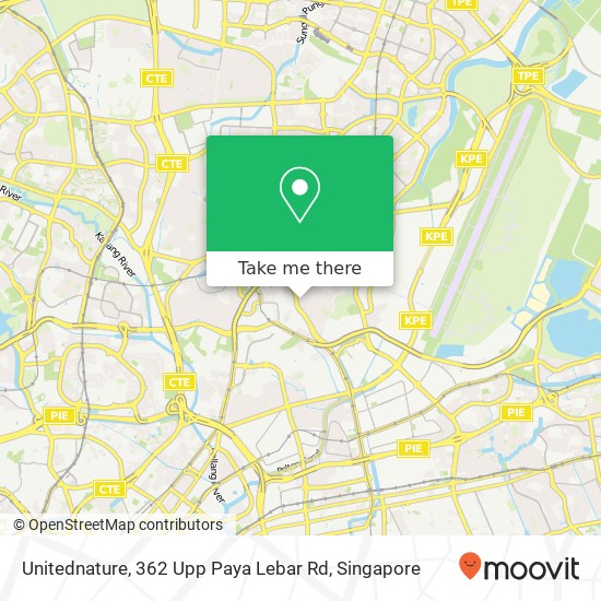 Unitednature, 362 Upp Paya Lebar Rd地图