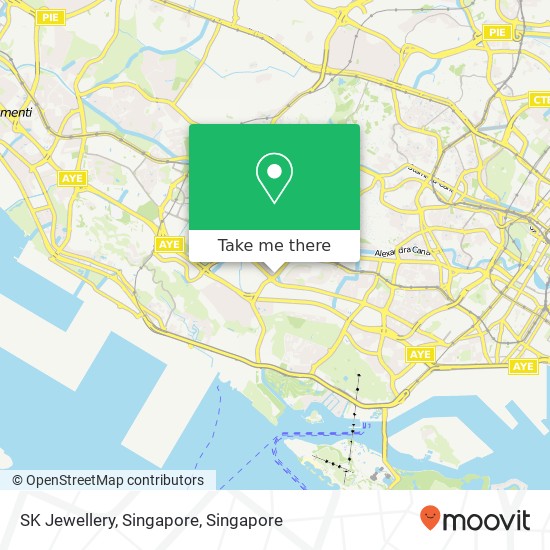 SK Jewellery, Singapore map