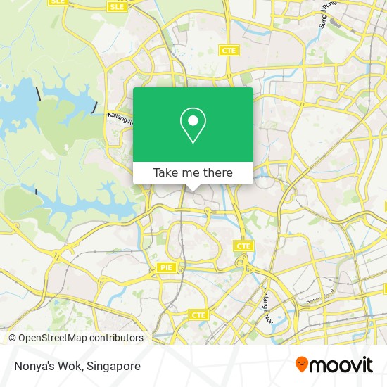 Nonya's Wok map