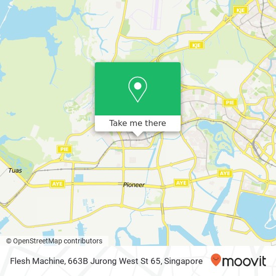 Flesh Machine, 663B Jurong West St 65地图