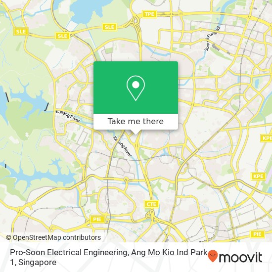 Pro-Soon Electrical Engineering, Ang Mo Kio Ind Park 1 map