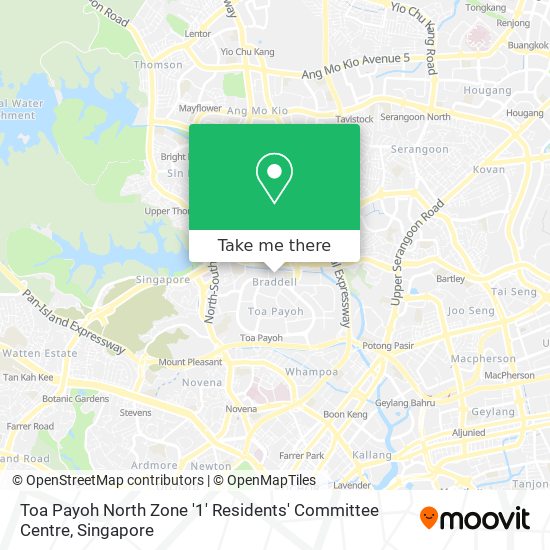 Toa Payoh North Zone '1' Residents' Committee Centre地图