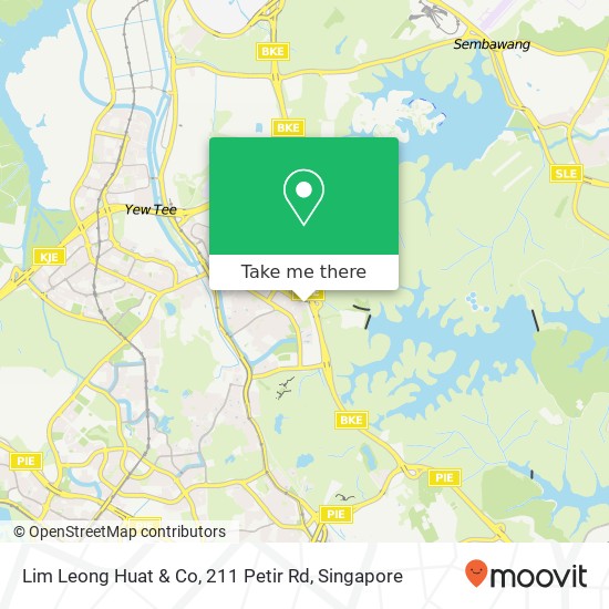 Lim Leong Huat & Co, 211 Petir Rd map