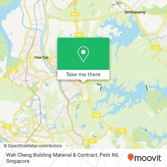 Wah Cheng Building Material & Contract, Petir Rd map