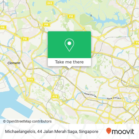 Michaelangelo's, 44 Jalan Merah Saga地图