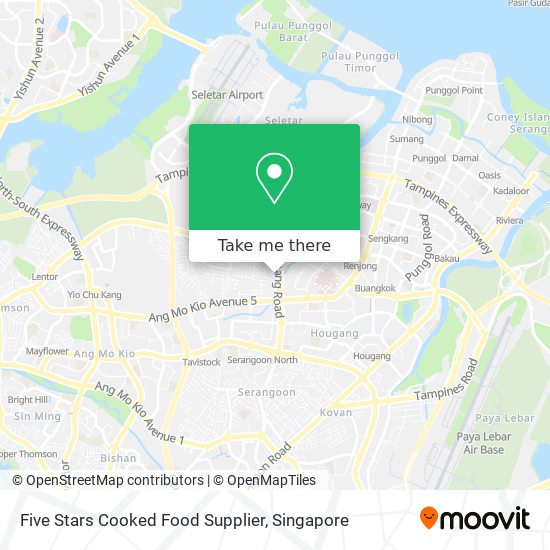 Five Stars Cooked Food Supplier map