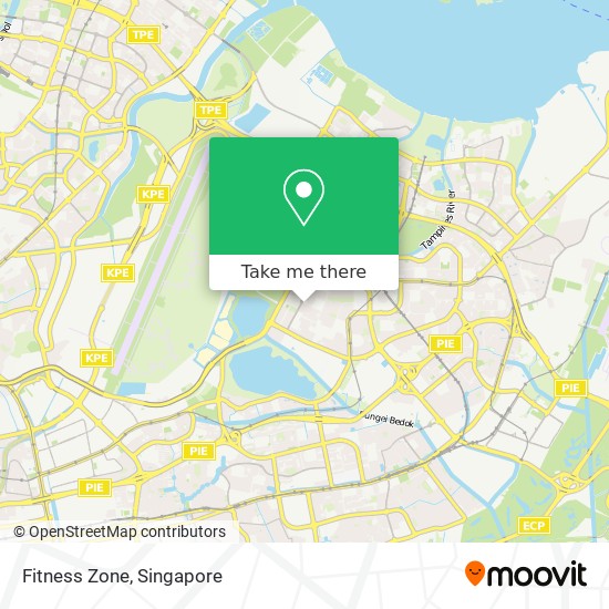 Fitness Zone map