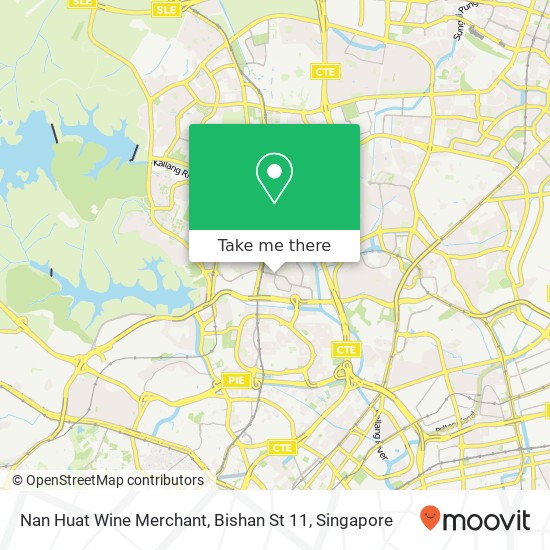 Nan Huat Wine Merchant, Bishan St 11 map