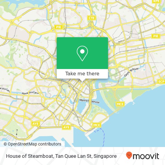 House of Steamboat, Tan Quee Lan St map