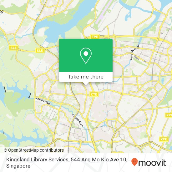Kingsland Library Services, 544 Ang Mo Kio Ave 10地图