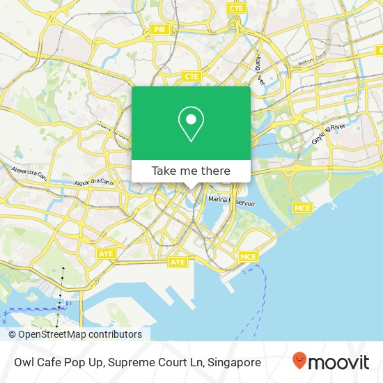 Owl Cafe Pop Up, Supreme Court Ln map