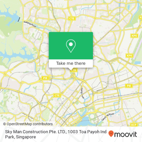 Sky Man Construction Pte. LTD., 1003 Toa Payoh Ind Park map