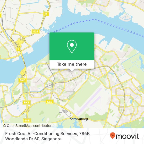 Fresh Cool Air-Conditioning Services, 786B Woodlands Dr 60 map