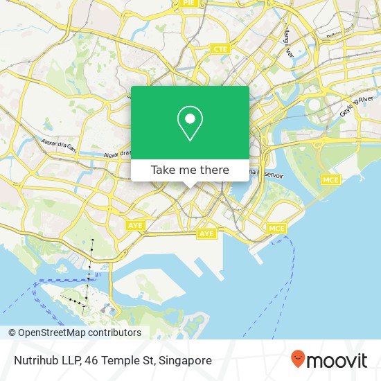 Nutrihub LLP, 46 Temple St map