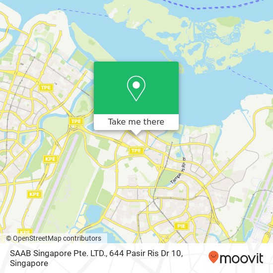 SAAB Singapore Pte. LTD., 644 Pasir Ris Dr 10 map