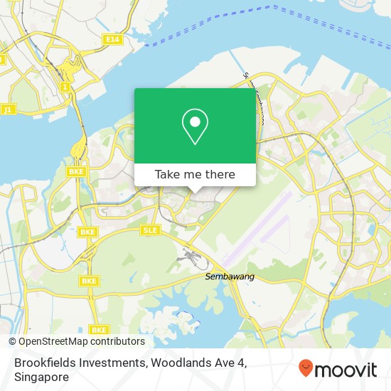 Brookfields Investments, Woodlands Ave 4地图