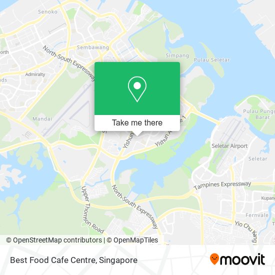 Best Food Cafe Centre map
