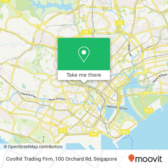 Coolhit Trading Firm, 100 Orchard Rd地图