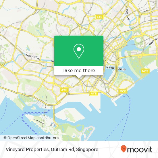 Vineyard Properties, Outram Rd地图