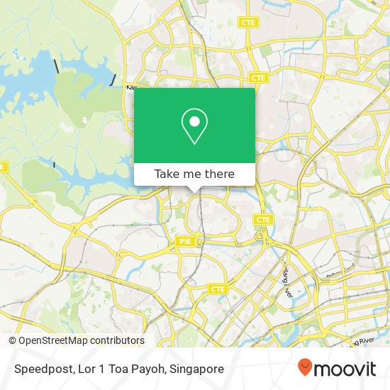 Speedpost, Lor 1 Toa Payoh map