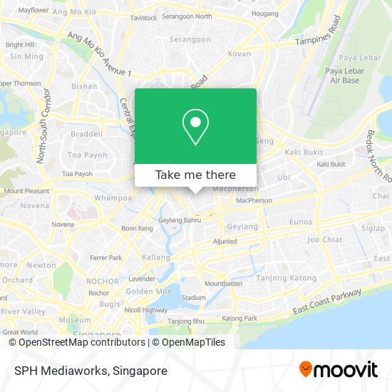 SPH Mediaworks map