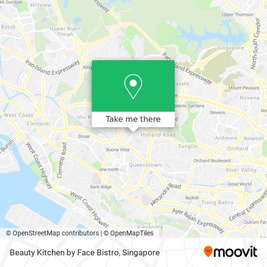 Beauty Kitchen by Face Bistro map