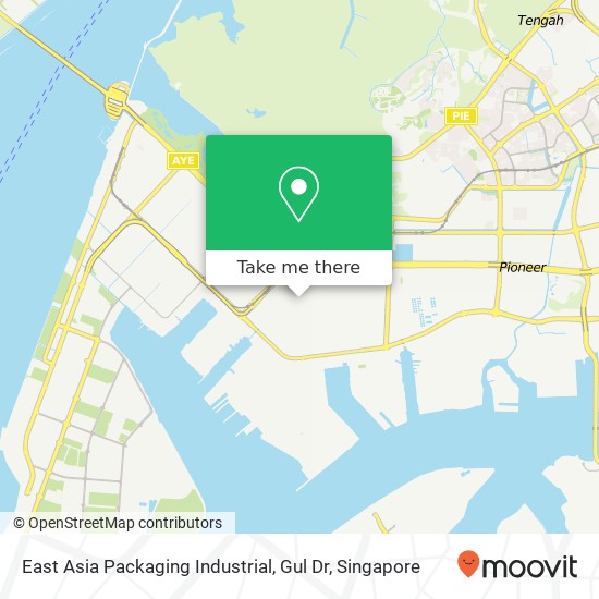 East Asia Packaging Industrial, Gul Dr map