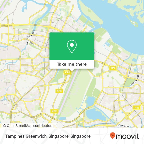 Tampines Greenwich, Singapore地图