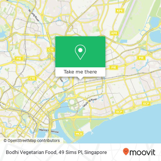 Bodhi Vegetarian Food, 49 Sims Pl地图