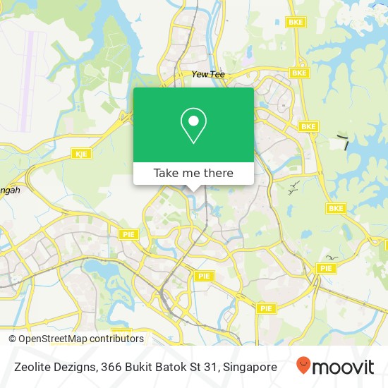 Zeolite Dezigns, 366 Bukit Batok St 31 map