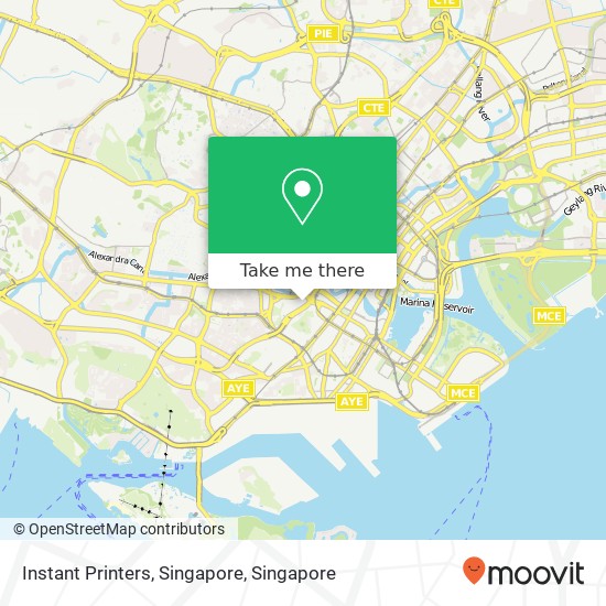 Instant Printers, Singapore map