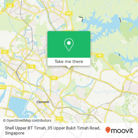 Shell Upper BT Timah, 35 Upper Bukit Timah Road地图