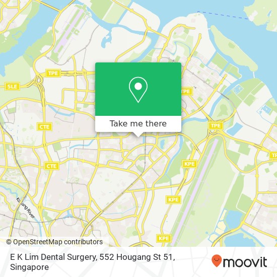 E K Lim Dental Surgery, 552 Hougang St 51 map