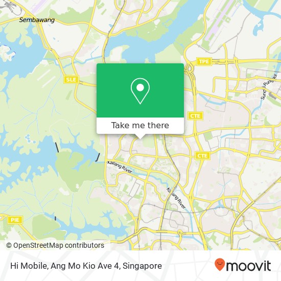 Hi Mobile, Ang Mo Kio Ave 4 map